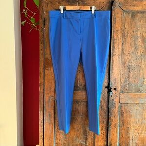 Ann Taylor Blue Cropped Trousers